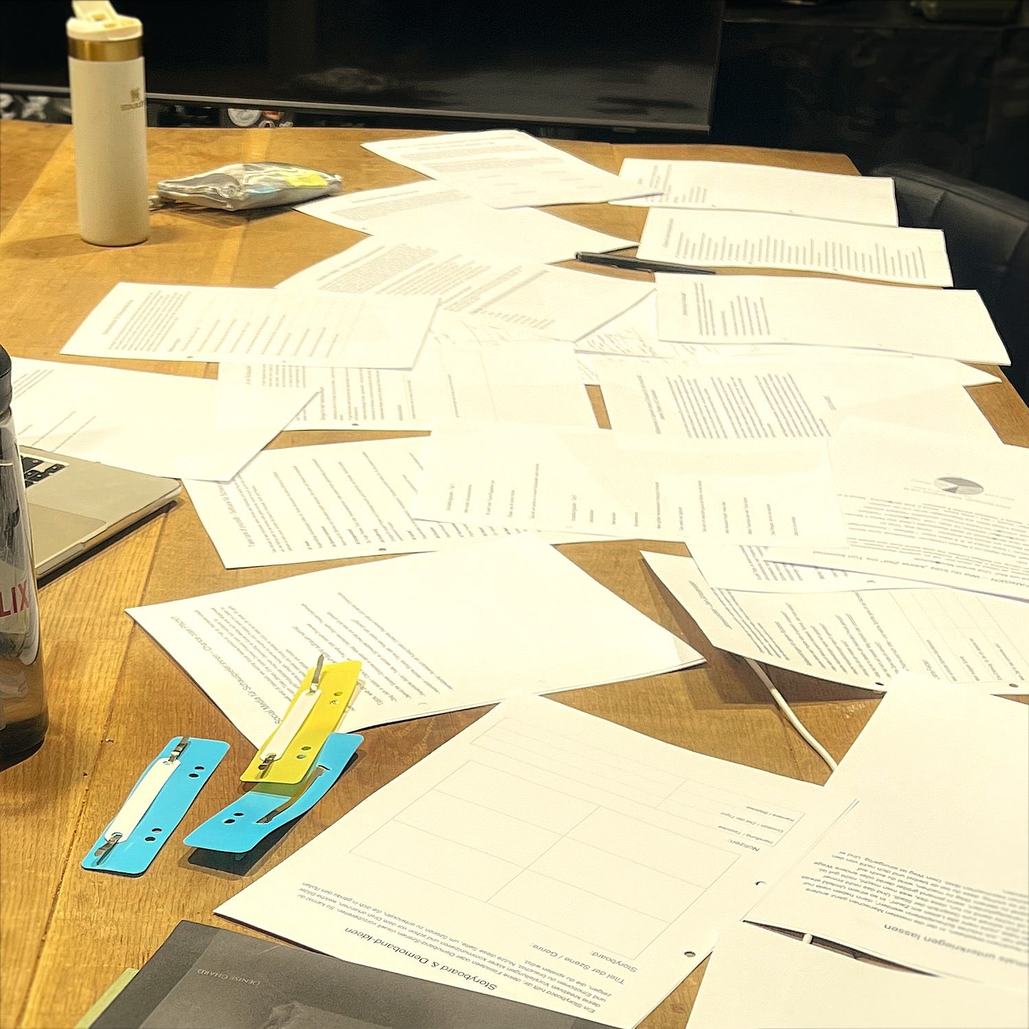 Entstehungsprozess von The Acting Agenda